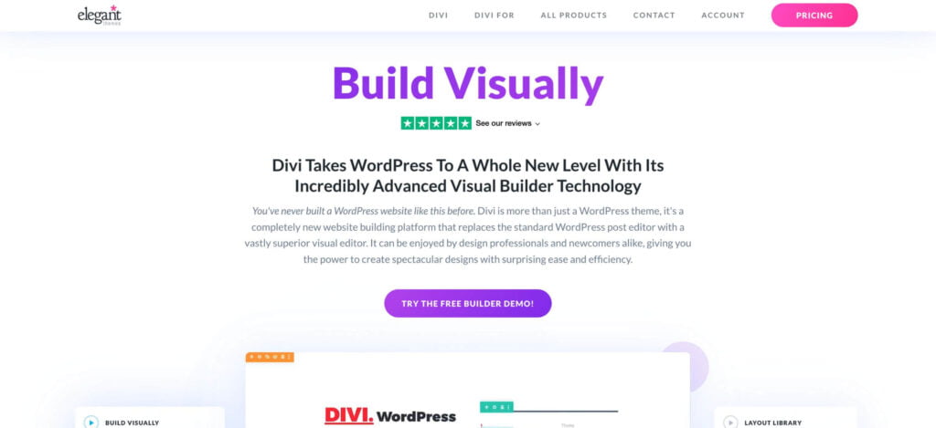 Divi page builder