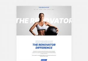 The renovator website template.